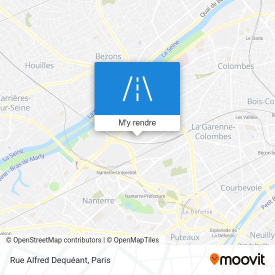 Rue Alfred Dequéant plan