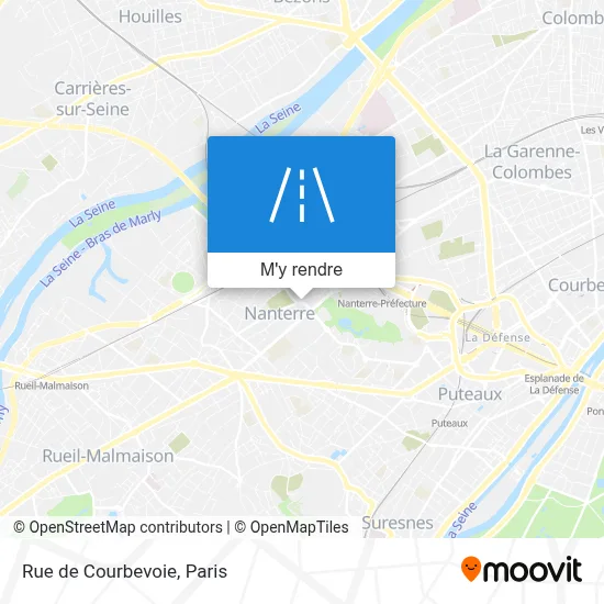 Rue de Courbevoie plan