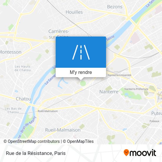 Rue de la Résistance plan