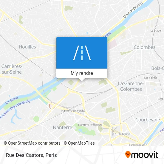 Rue Des Castors plan