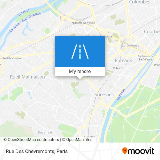 Rue Des Chèvremonts plan