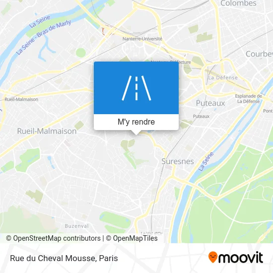 Rue du Cheval Mousse plan