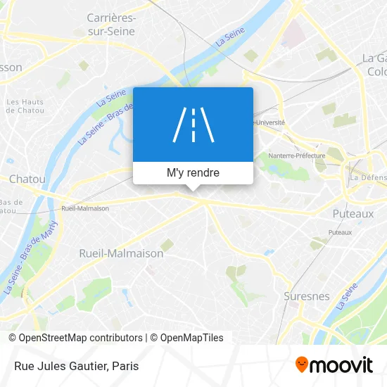 Rue Jules Gautier plan