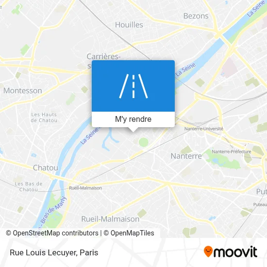 Rue Louis Lecuyer plan