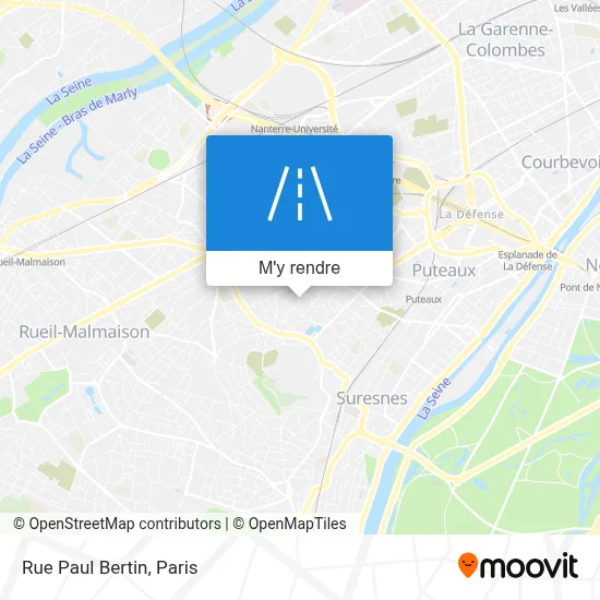 Rue Paul Bertin plan