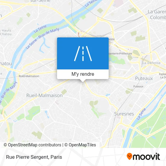 Rue Pierre Sergent plan