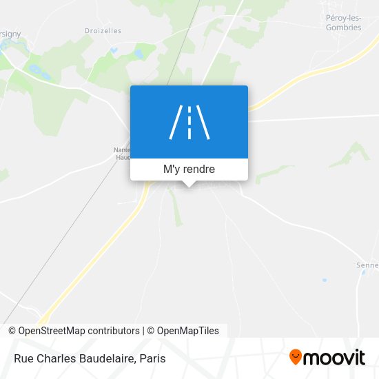 Rue Charles Baudelaire plan