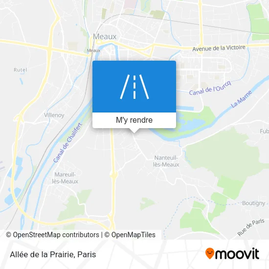 Allée de la Prairie plan