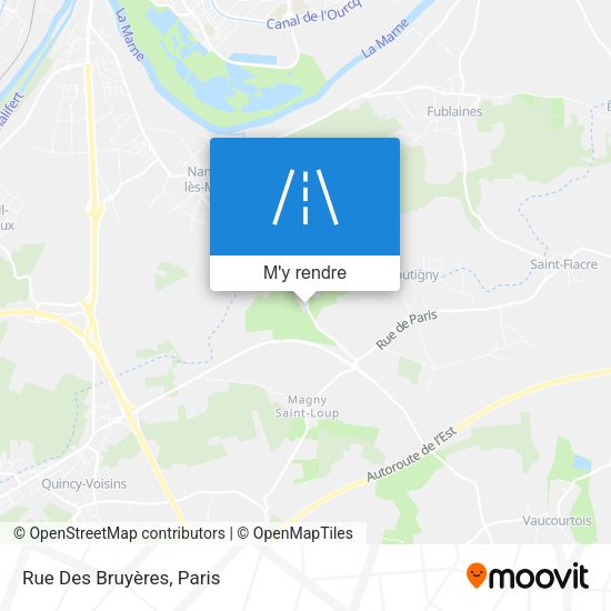 Rue Des Bruyères plan