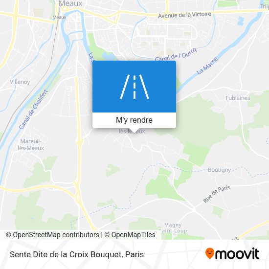 Sente Dite de la Croix Bouquet plan