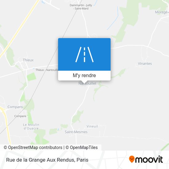 Rue de la Grange Aux Rendus plan