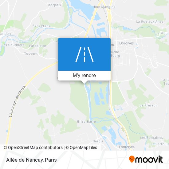 Allée de Nancay plan