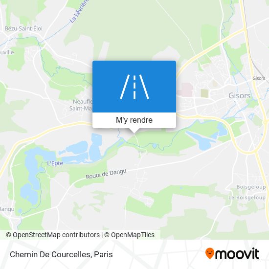 Chemin De Courcelles plan