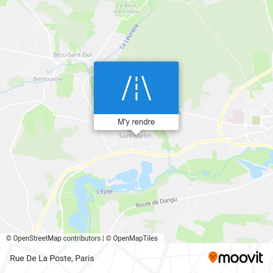 Rue De La Poste plan