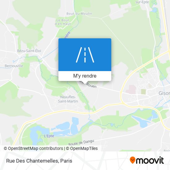 Rue Des Chantemelles plan