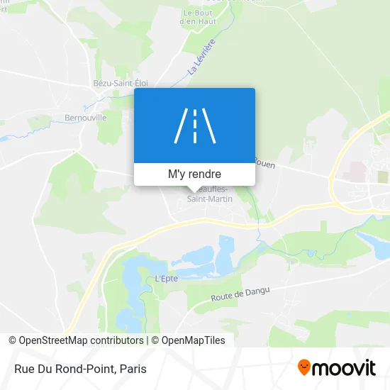 Rue Du Rond-Point plan