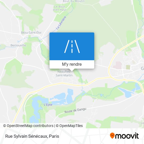 Rue Sylvain Sénécaux plan