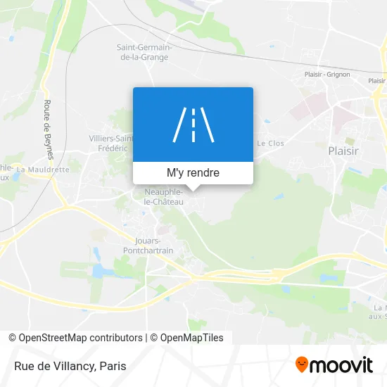 Rue de Villancy plan