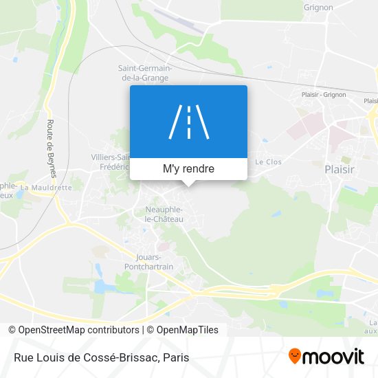 Rue Louis de Cossé-Brissac plan