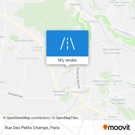 Rue Des Petits Champs plan