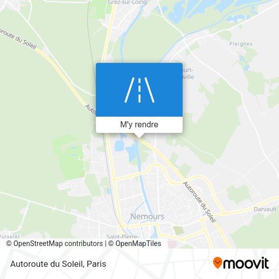 Autoroute du Soleil plan