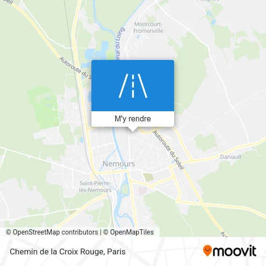 Chemin de la Croix Rouge plan