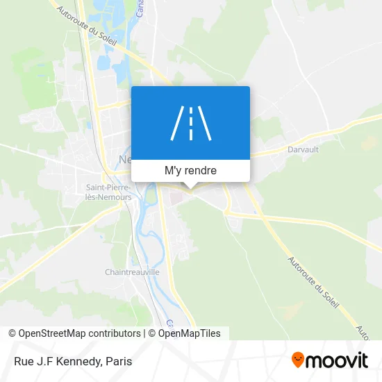 Rue J.F Kennedy plan