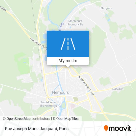 Rue Joseph Marie Jacquard plan