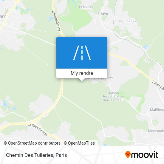 Chemin Des Tuileries plan