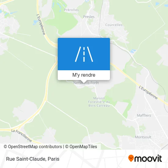 Rue Saint-Claude plan