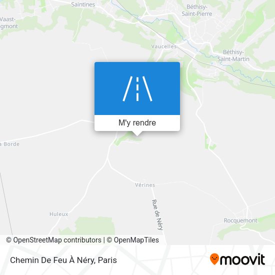 Chemin De Feu À Néry plan