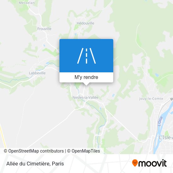 Allée du Cimetière plan