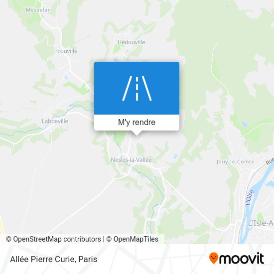 Allée Pierre Curie plan