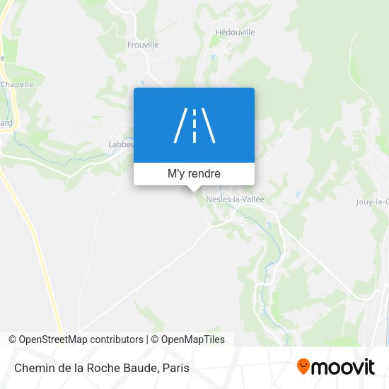 Chemin de la Roche Baude plan