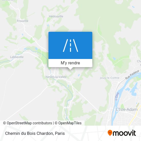 Chemin du Bois Chardon plan