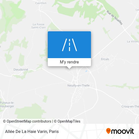 Allée De La Haie Varin plan