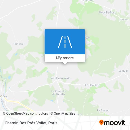 Chemin Des Prés Vollet plan