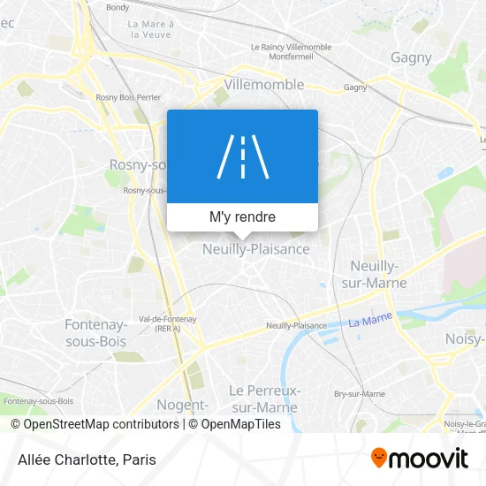 Allée Charlotte plan