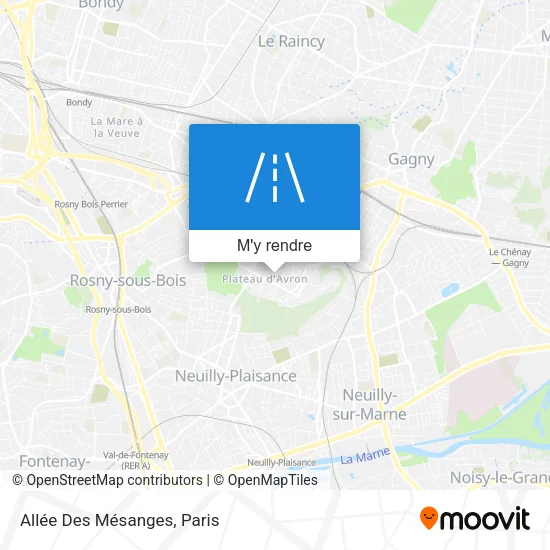 Allée Des Mésanges plan