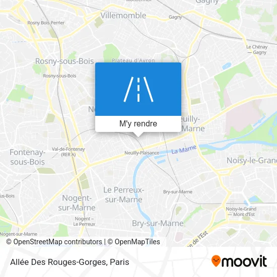 Allée Des Rouges-Gorges plan
