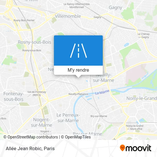 Allée Jean Robic plan