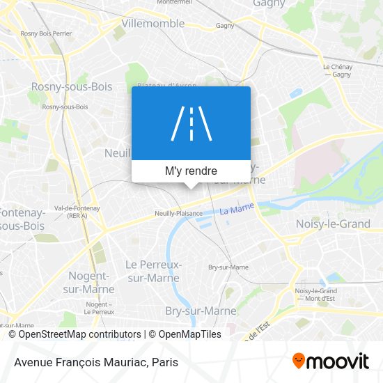 Avenue François Mauriac plan