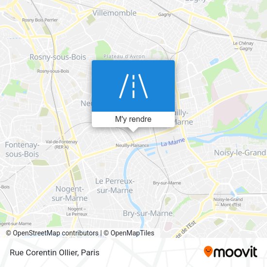 Rue Corentin Ollier plan