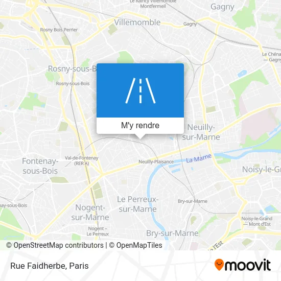Rue Faidherbe plan