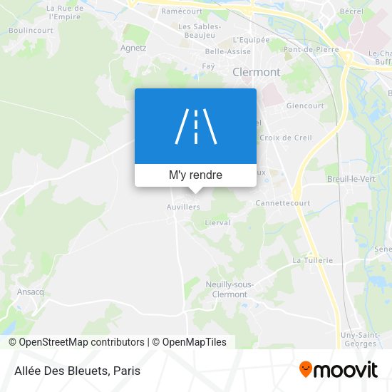 Allée Des Bleuets plan