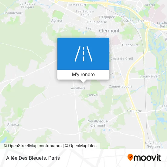 Allée Des Bleuets plan