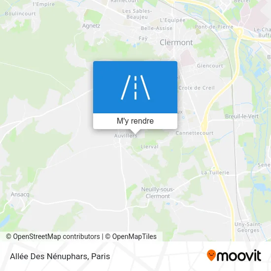 Allée Des Nénuphars plan