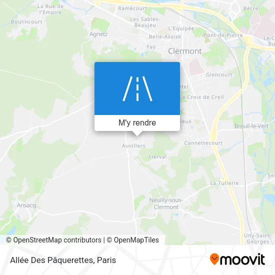 Allée Des Pâquerettes plan