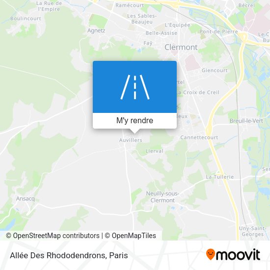Allée Des Rhododendrons plan