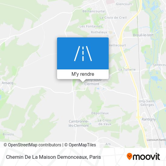 Chemin De La Maison Demonceaux plan